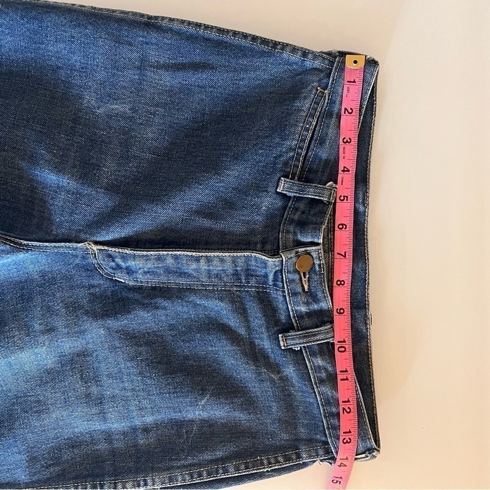 FANCY ASS Vintage Jeans High Rise Straight Leg Blue Denim 90s - Picture 10 of 16